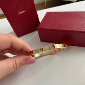 Authentic Cartier Gold Love Bracelet Size 21